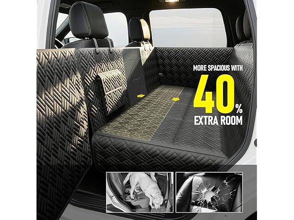 Dog Car Seat Cover for Back Seat