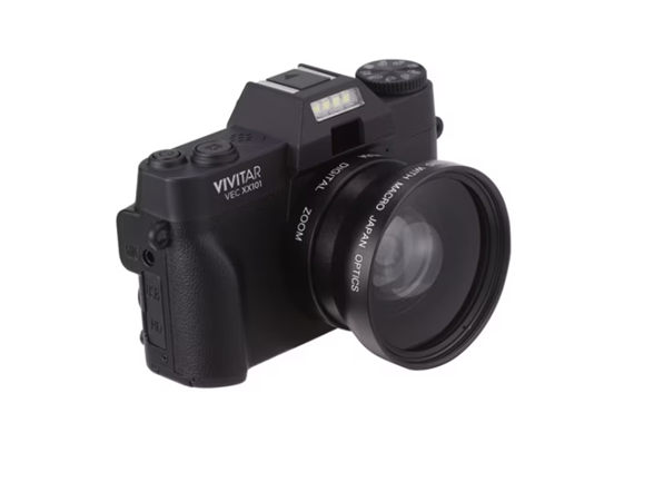 Vivitar 4K 3" LED Display 8x Digital Zoom Camera (Refurbished - Brown Box)