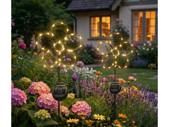 Touch Of ECO 4 Units Solar Stake Light, Varies