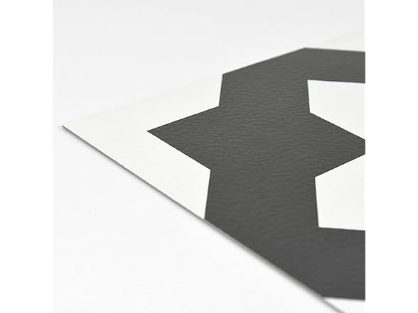Nordic Peel & Stick Floor Tiles, Black 10pc