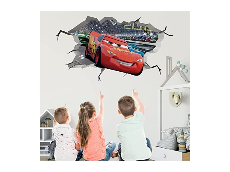 3D Cars Decal Wall Sticker