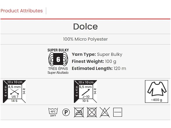 Yarn Art Dolce Yarn 100% MicroPolyester