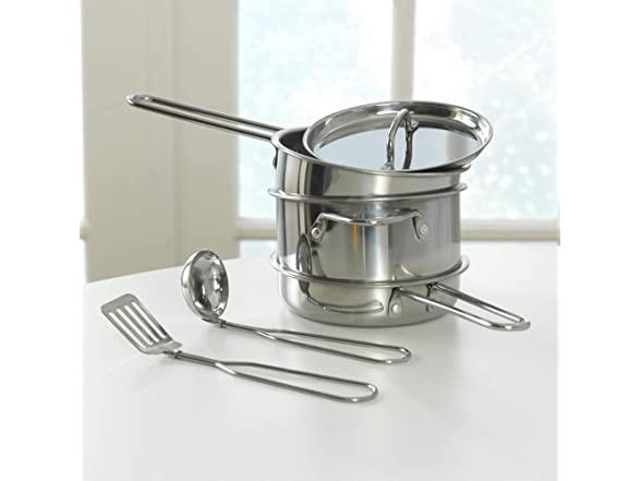 KidKraft Deluxe Cookware Set with Food