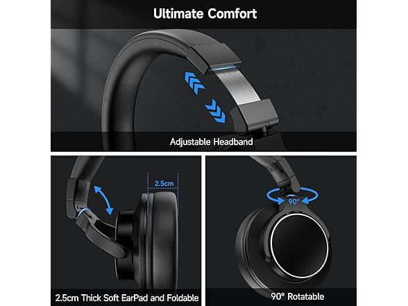 Rumoon Over Ear Bluetooth Headphones