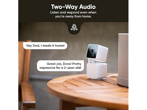 WYZE Smart Home Security Cam White