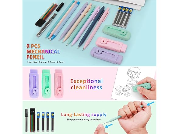 JEVONI Aesthetic School Supplies Kit