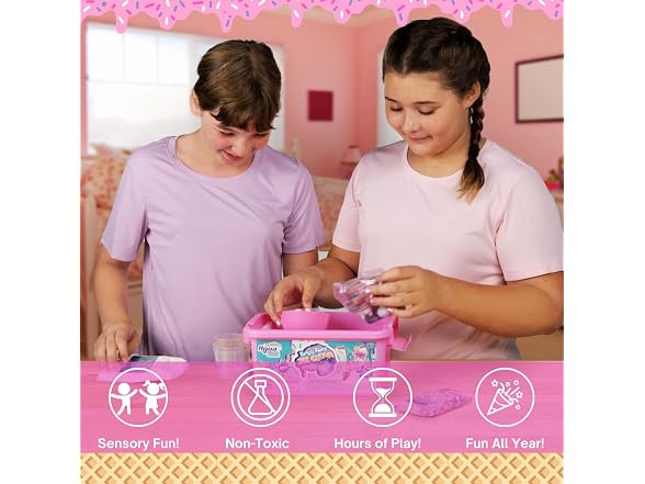 Aqua Endless Summer Turtle Swirl Ice Cream DIY Slime Kit