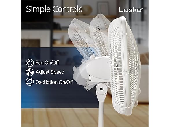 Lasko 2520 16 Inch 3-Speed Quiet Adjust