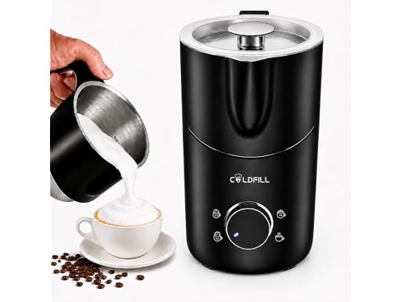 COLDFILL 8-in-1 Milk Frother & Steamer
