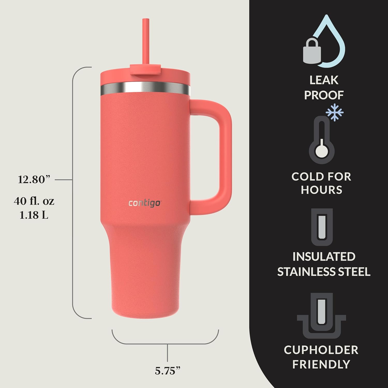Contigo Streeterville Tumbler Inkycap - Gallery 11