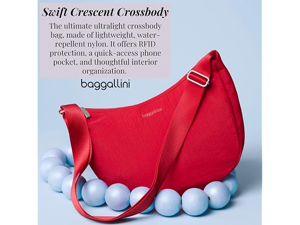 Baggallini Swift Crescent Crossbody Bag