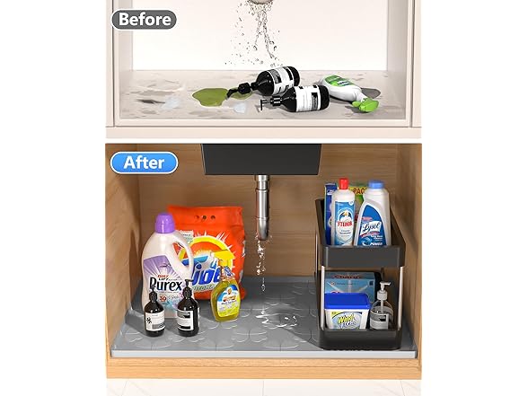 Coollog Waterproof Under Sink Mat