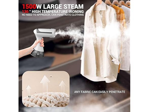 1500W Handheld Garment Steamer