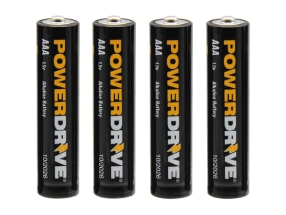 PowerDrive AAA Alkaline Battery PD4AAA