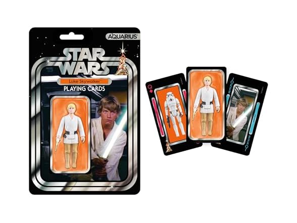 AQUARIUS Star Wars Luke Skywalker Premium Playing Cards