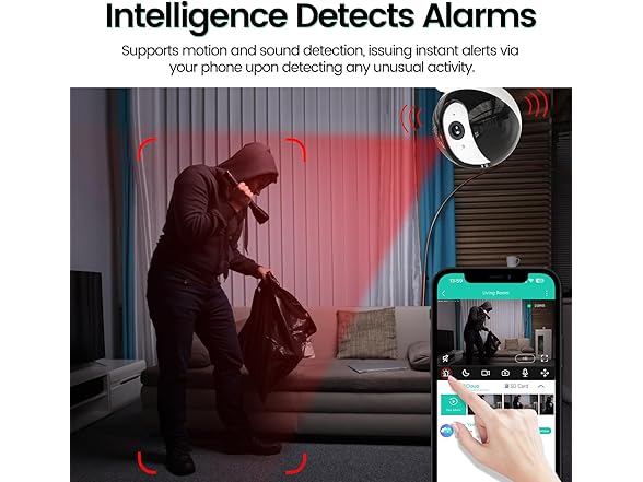 VSMAHOME 2K Indoor Security Camera