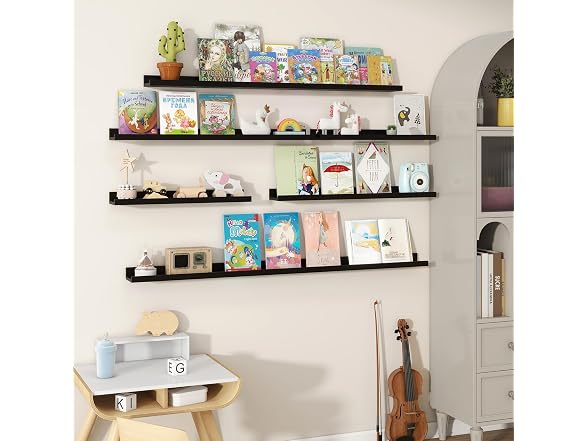 Fun Memories Picture Shelves 36" Black