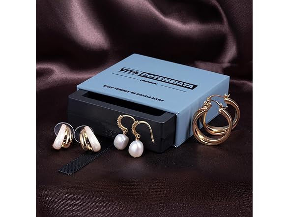 Vita Chunky Hoop Earrings Women 14k Plated