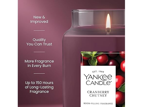 Yankee Candle Cranberry Chutney 22oz