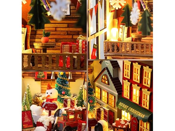 Lycidae book nook Bn-christmas