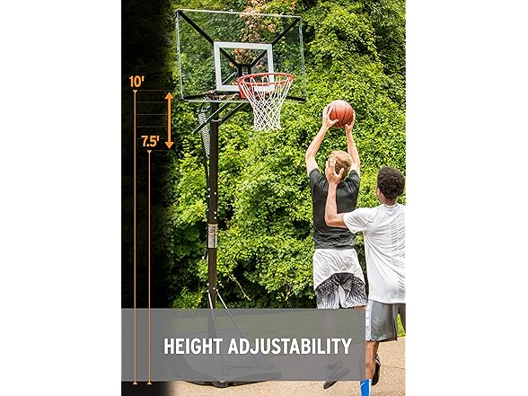 Silverback Adjustable 10-ft Basketball Hoop