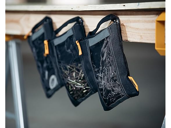 Toughbuilt TB-94-M-3 3 Pack Fastener Bags