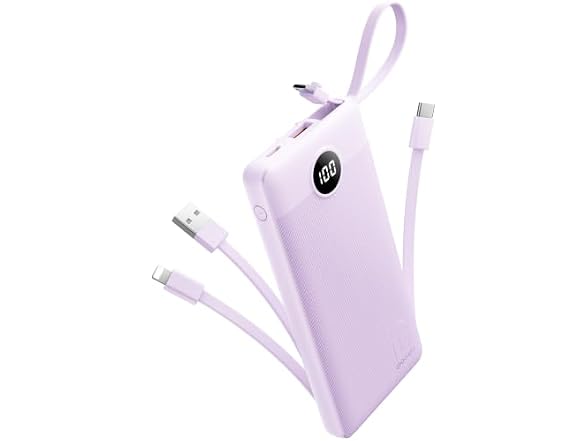 Coowisty 10000mAh Slim Power Bank USB-C
