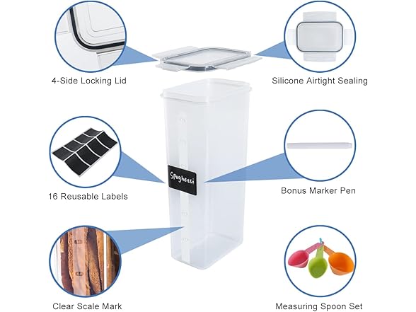 Airtight Food Storage Containers Set