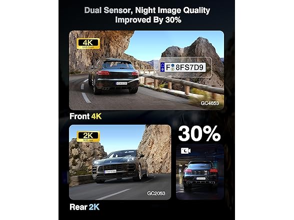 FAIMEE 4K+2K Dash Cam | 5.8G/2.4G