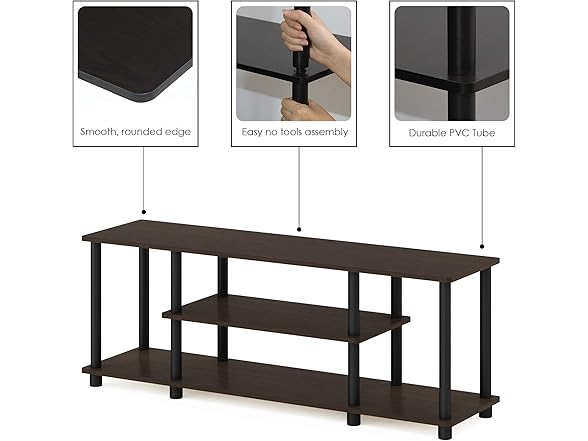 Furinno 3-Tier Entertainment TV Stand
