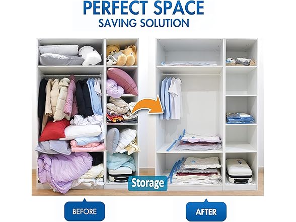 Simple Deluxe 10 Jumbo Vacuum Seal Bags