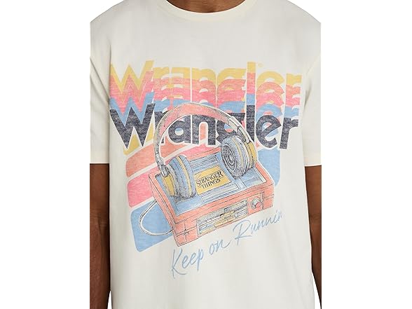 Wrangler x Stranger Things Keep on Runnin Tee