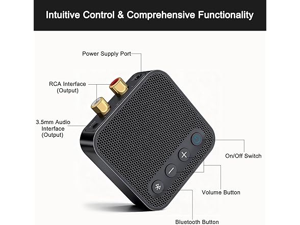 ELEVENKR Bluetooth 6.0 Receiver for Home Stereo