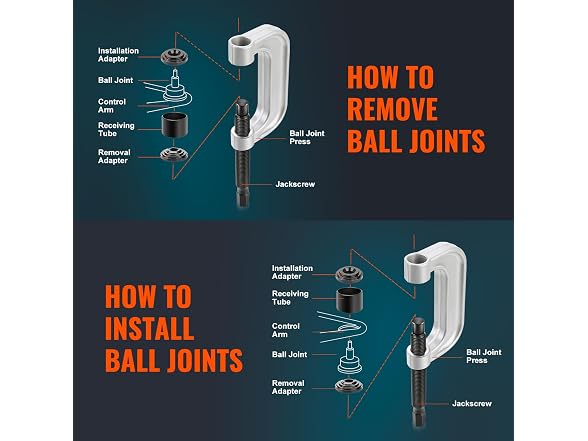 Ball Joint Press Kit, 10 pcsTool Kit, C-press
