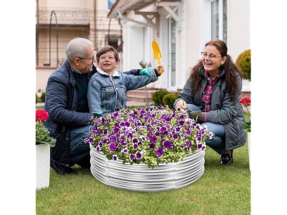 2Pk Raised Garden Bed 2x2x1ft Solar