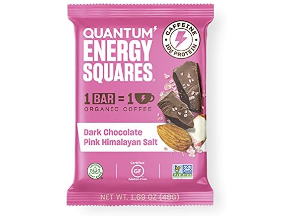 QUANTUM Dark Chocolate Squares, 1.69oz