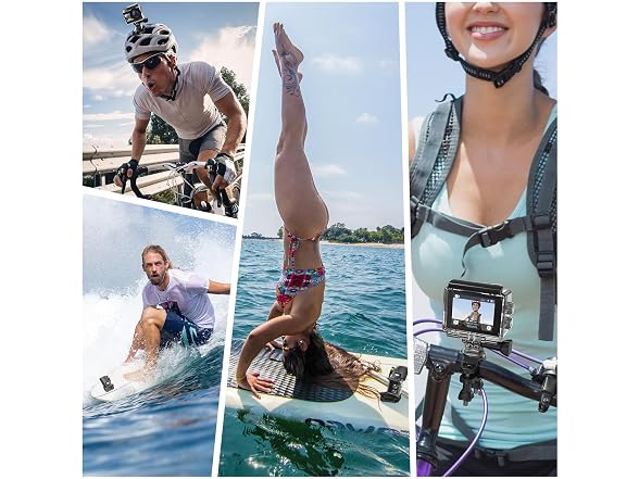 Hiicam 4K 20MP Action Camera Waterproof