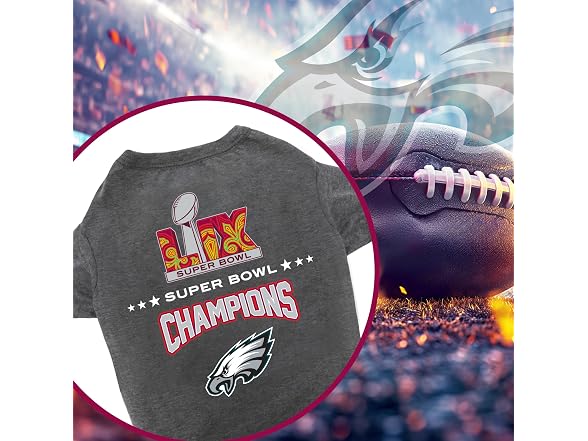 Pets First NFL Champion Dog T-Shirt, Medium,  - Gallery 4