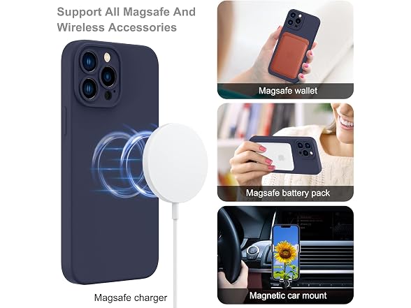 MCFANCE Magnetic for iPhone 13 Pro Max