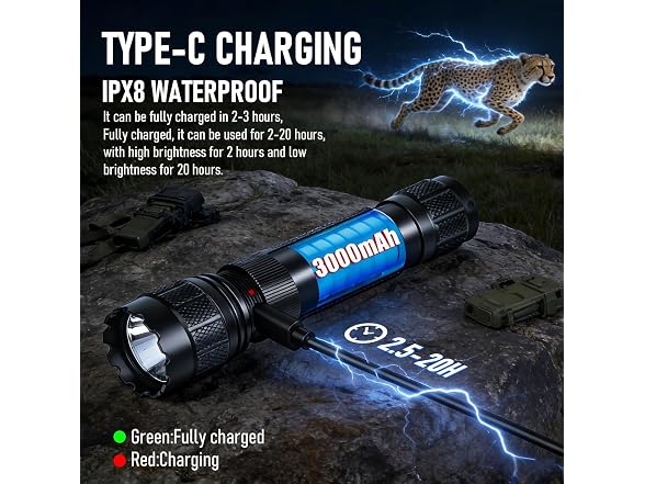 SABERTOOTH Tactical Flashlight
