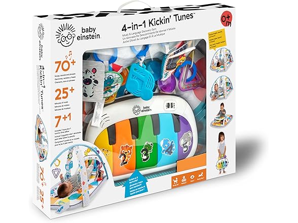 4-in-1 Music and Language Play Gym
