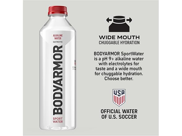 12Pk BODYARMOR SportWater Alkaline Water