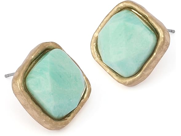 Robert Lee Morris Women Turquoise Stone Earrings - Gallery 3