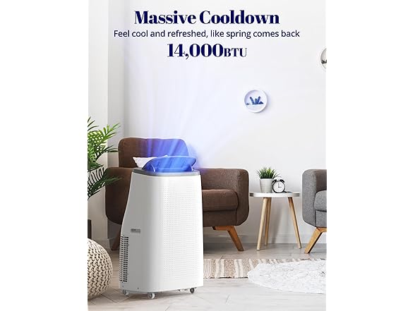 GarveeHome 700sqft 14000 BTU Portable AC