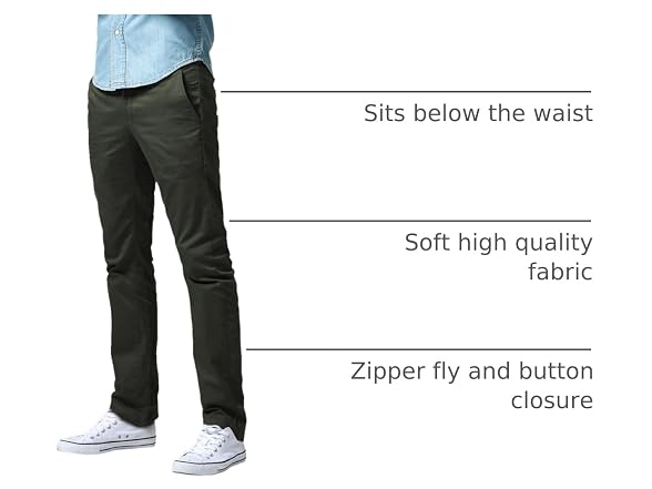 Match Men (34) Athletic Straight Leg Casual Pants