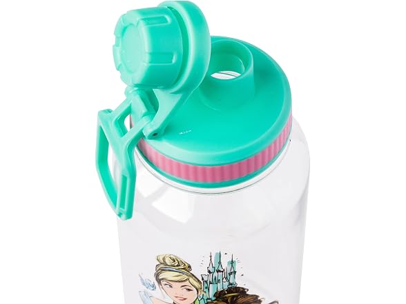 Silver Buffalo Disney Princess Ariel, Plastic Water Bottle, 32oz