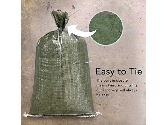 AK TRADING CO. 14" x 26" Poly Sandbags (Pack of 10)