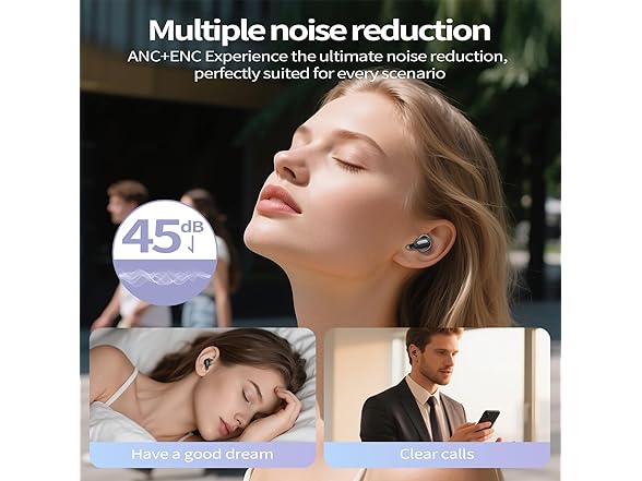 aggoo Mini ANC Sleep Earbuds | 5.4 BT
