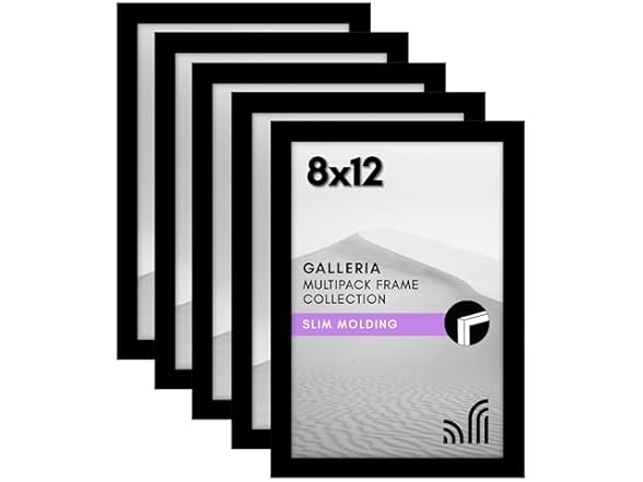 Americanflat 8x12 Picture Frame Set of 5