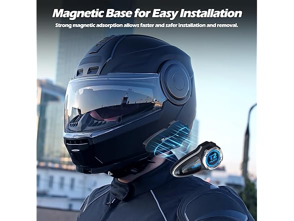 TNICER Motorcycle Bluetooth Headset